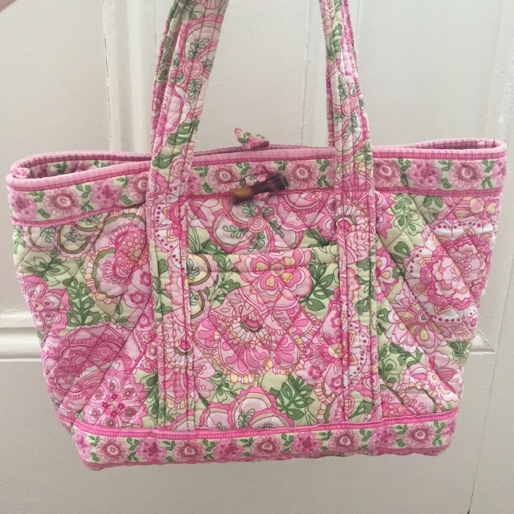 Vera Bradley Petal Pink small tote